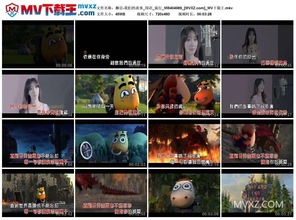 柳岩-我们的故事_国语_流行_MB404989